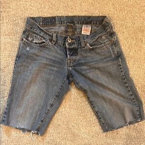 Women's Blue Denim Shorts